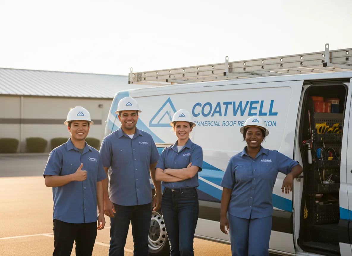 Commercial roof coating company in Roby, TX